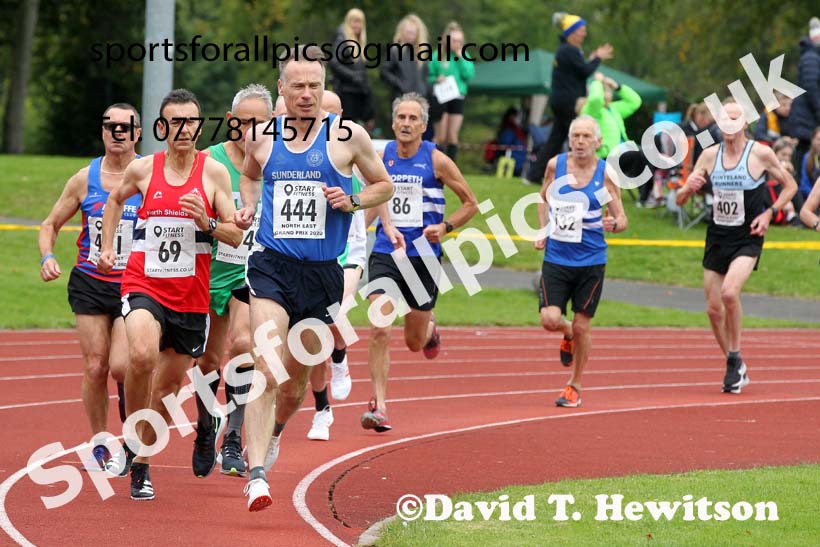 3000 metres, NECAA Open Meeting, Morpeth, Sunday, September 27th. David T. Hewitson/Sports for All Pics